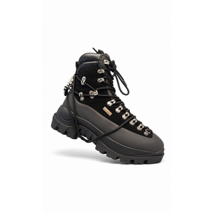 Bottes Western à lacets pour hommes, neuves, en PU souple, imperméables, respirantes, confortables, antidérapantes, semelle en cuir résistante à l'usure - Product Image 4