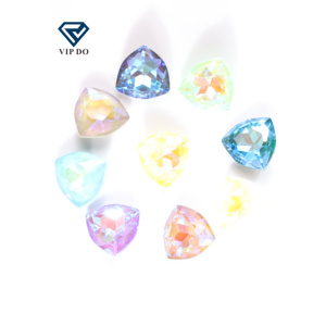 Precio al por mayor, placa inferior de punta cortada Trillant, cristal K9, accesorios de ropa para uñas DIY, materiales auxiliares, diamantes de imitación - Product Image 1