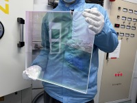 Fenêtre en quartz fusionné double AR 800 nm 425x425x22 avec réduction d'usine, personnalisable, support OEM, lentille optique infrarouge à 99 %