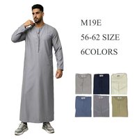 Thobe pour hommes, vêtements musulmans, robe islamique saoudienne, abaya, robes arabes pour hommes