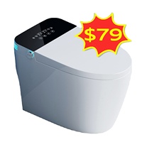 Offre Spéciale Hôtel Sanitaire Une Pièce Placard D'eau Électrique Bidet Toilette Cuvette Au Sol Salle De Bains Maison Smart Toilette