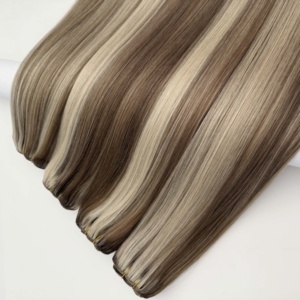 Extensiones de Cabello Humano Remy Europeo de Doble Trama, Extensiones de Cabello Humano Remy Divine en Cola de Caballo - Product Image 4