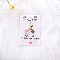 Porte-clés pendentif fleur mignon, porte-clés marguerite en émail tendance, pour sac, voiture, cadeau, articles promotionnels
