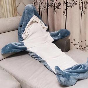 Animal Shark Navidad Pijamas dibujos animados lindo ropa de dormir mujeres felpa franela Pijamas conjunto Cosplay <span class=keywords><strong>Kigurumi</strong></span> Pijamas - Product Image 4