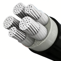 Câble d'alimentation basse tension YJLV-0.6/1KV à conducteur en aluminium, isolation XLPE, gaine en PVC pour les mines, les centrales électriques et la construction