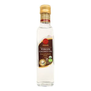 Huile de coco vierge biologique Chiwadi 250 ml. Avantages 2-en-1 pour les ingrédients culinaires et pour la santé de la peau et des cheveux - Product Image 1