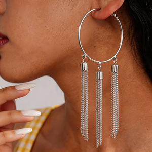 Kaimei del Nodo di Amore Nappa Pendente Dell'orecchino Delle Donne Dichiarazione Lunga Catena Del <span class=keywords><strong>Serpente</strong></span> <span class=keywords><strong>Orecchini</strong></span> Lunghi Della Nappa per le Donne Del Partito Dei Monili del Commercio All'ingrosso - Product Image 5