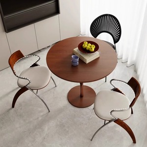 Chaise de salle à manger vintage de designer danois, fauteuil en bois massif avec dossier, style rétro minimaliste pour la maison et le salon - Product Image 3