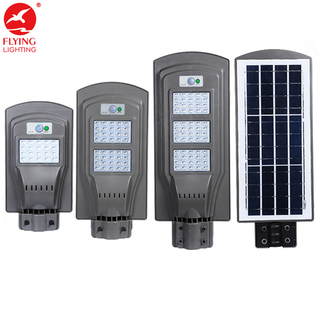 Alibaba Best Sellers Integrated Solar LED Street Lights for Road 20W/40W/60W Options CE/ROHS Certified IP65 Rated 2-Year