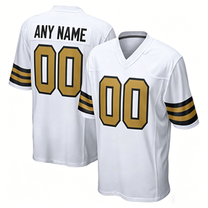 Maillots de football américain à manches courtes personnalisés avec nom et numéro du joueur, respirants, à séchage rapide, vente en gros, très demandés - Product Image 6