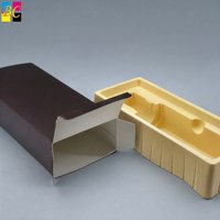Boîte cadeau en papier avec logo personnalisé, emballage cosmétique de luxe avec insert en mousse pour crème, sérum, lotion pour soins de la peau