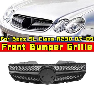 ชุดแต่งสไตล์ AMG สำหรับรถยนต์ Mercedes Benz SL Class R230 ปี 2007-2009  กระจังหน้าแบบรถแข่ง  อะไหล่ตกแต่งภายนอก - Product Image 1