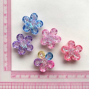 Flor de resina con purpurina, gato de resina con simulación de vidrio, artesanías de resina, helado en miniatura, accesorios de decoración DIY para fundas de teléfono y horquillas para el pelo - Product Image 4