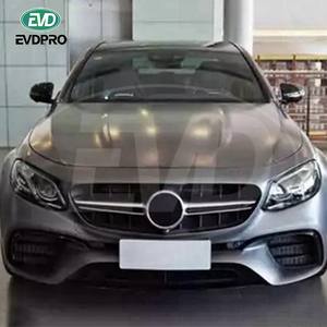 Per 2016 2019 MERCEDES BENZ E-CLASS W213 E63 AMG 4D in fibra di carbonio EVD-2 stile labbro anteriore - Product Image 6