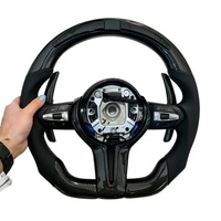 Volant en fibre de carbone LED pour BMW, pour les modèles E70 F15 F36 F01 F10 F30 F31 F32 F20 E92 E60 X6 E71 X5 E90 M3 M4 M5 M6