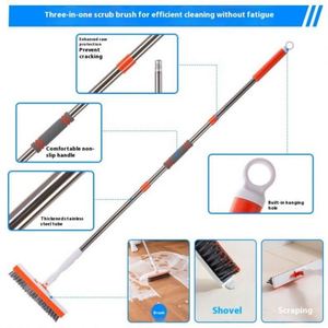 Cross-Border New V-Shaped <b>Gap</b> Plastic Floor Brush Bathroom Tile and Corner Wipe Clean for Bathroom Use - Product Image 5