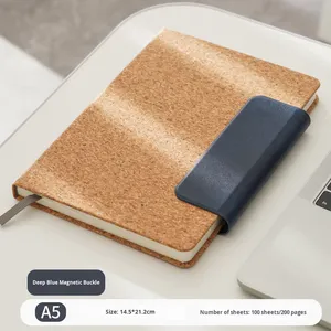 Cross-Border Exclusive New Creative Eco-Friendly Imitation Leather Notebook <b>PU</b> Splicing Magnetic Clasp Business Notepad Gift - Product Image 6