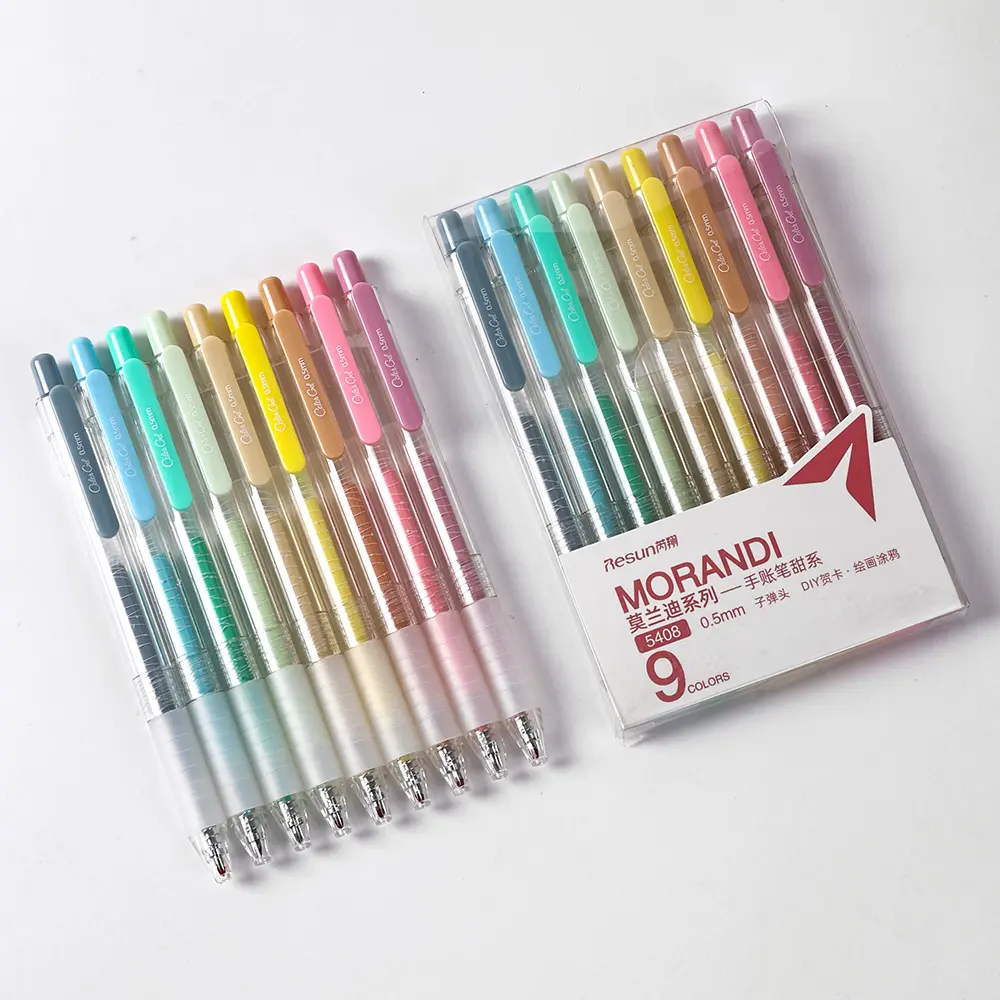XINGMAI penne a inchiostro Gel set di penne ricaricabili forniture per la scuola per ufficio stazionarie in gomma morbida 0.5mm punto sottile multicolori Glitter