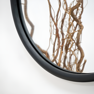 Irregular Shape Black MDF Frame <strong>Pond</strong> <strong>Mirror</strong> Vanity Wall Wavy <strong>Mirror</strong> - Product Image 6