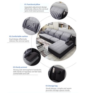 Simple Design Cheap Set Fabric Seats Sectionals Small Living Room Furnituremodern <strong>Velvet</strong> <strong>Sofa</strong> - Product Image 3