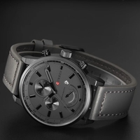 Reloj de Pulsera CURREN 8217 de Cuero de Lujo con Envío Directo, Reloj de Cuarzo Deportivo de Alta Calidad para Hombre, Relojes de Marca Superior para Hombre