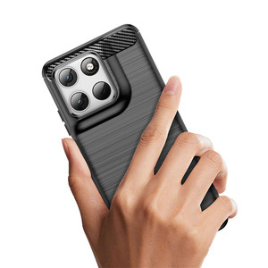 Coque de téléphone en TPU antichoc en fibre de carbone pour Moto G57 Power - Product Image 6