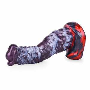 Dildo de silicona con forma de animal para principiantes, con fuerte ventosa, dildo de monstruo de fantasía, plug anal de dragón, juguete sexual para mujeres y hombres - Product Image 4