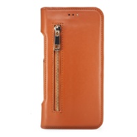 De luxe En Cuir Véritable Étui Portefeuille EMF Support Anti-Rayonnement Véritable Vache en cuir Flip housse Pour IPhone12 Et Pour vertu
