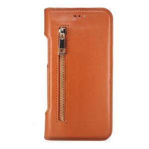 Funda de teléfono de cuero auténtico de lujo, billetera EMF con soporte Anti radiación, funda <span class=keywords><strong>abatible</strong></span> de cuero de vaca genuino, bolso para iPhone 12 y para Vertu - Product Image 2
