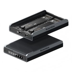 20 Gbit/s M2 NVME SATA SSD-Gehäuse Externes Raid SATA NVME M.<span class=keywords><strong>2</strong></span> SSD-Gehäuse für NVME SATA M.<span class=keywords><strong>2</strong></span> SSDs - Product Image 1
