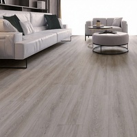 Luxuriöser Grauer PVC SPC Klick-Vinylboden in Plankenform