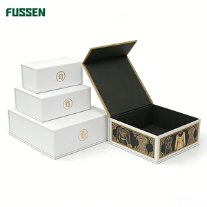 [Meilleures ventes] Boîte cadeau rigide en papier avec fermeture magnétique, logo personnalisé, écologique, de luxe, finition mate, avec insert en <span class=keywords><strong>mousse</strong></span> EVA - Product Image 1