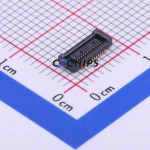 DF40C-24DS-0.4V(51) Board-to-Board & Backplane Connector SMD,P=0.4mm Connector 0.4mm Vertical Mount 2 300mA - Product Image 1