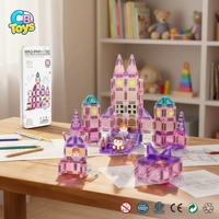 CB TOYS - Mini Bloques de Construcción Magnéticos para Niños, Juego de Construcción Educativo, Bloques Magnéticos de Viaje