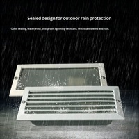 Lampes LED encastrées en aluminium pour extérieur, éclairage de coin, rampe de voiture, garage et allée