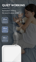 Diffuseur de parfum ultrasonique Maonoal M130, contrôle intelligent par application, sans bruit, capacité de 150 ml, éclairage LED pour usage commercial et hôtelier