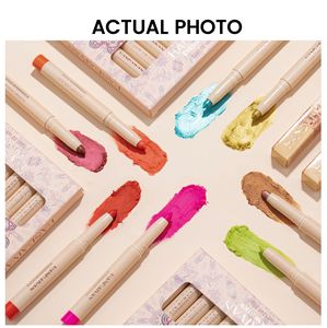 Ensemble de crayons à paupières 12 pièces, imperméables, crémeux, tons arc-en-ciel <span class=keywords><strong>terre</strong></span>, HANDAIYAN avec <span class=keywords><strong>taille</strong></span>-<span class=keywords><strong>crayon</strong></span>, gel à paupières coloré - Product Image 4