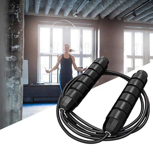 FITA Logo étudiants Fitness Gym réglable adulte <span class=keywords><strong>Double</strong></span> néerlandais portant PVC fil d'acier poignée lourde pondéré bataille <span class=keywords><strong>sauter</strong></span> <span class=keywords><strong>corde</strong></span> à <span class=keywords><strong>sauter</strong></span> - Product Image 6