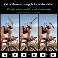 Base de montage adhésive universelle incurvée et plate pour caméra d'action GoPro DJI Insta360, accessoires pour casque de moto
