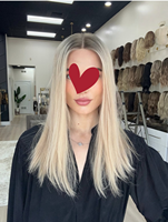 Perruque juive de luxe pour femme, en cheveux humains bruts de qualité supérieure, texture européenne douce, balayage blond avec racines foncées, nœuds simples, dessus en dentelle