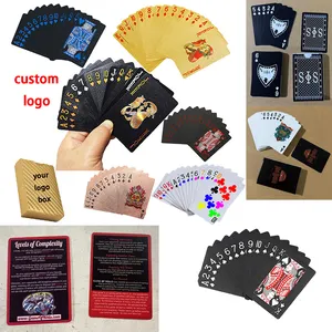 white Wholesale Custom logo design Printing Playing Card Usaroyal 100% All Plastic Playing Cards Poker Arabic Casino Poker Cards