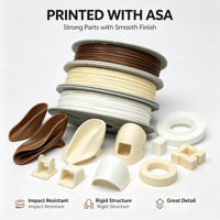 Filament d'impression 3D ASA en gros d'usine, haute rigidité, résistant aux UV, pour pièces fonctionnelles légères