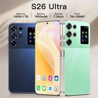 Smartphone Original S26 Ultra 7,3 Pouces Deca Core HD 16 Go + 1 To Débloqué Double SIM 5G Android 14 Gaming 108 MP Espagnol
