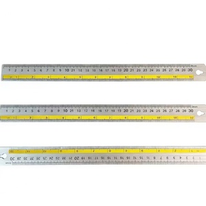 Regla de Aluminio Multifuncional de 30 cm, Económica, Resistente a la Corrosión y al Óxido, Juego de Reglas de Metal de Alta Precisión con Borde Recto - Product Image 1