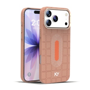 เคสโทรศัพท์แม่เหล็กแบบบางพิเศษลายคาร์บอนไฟเบอร์สำหรับ iPhone 18 14 15 16 17 Pro Max 17 Air  วัสดุ PC แข็ง ป้องกันแรงกระแทก - Product Image 1