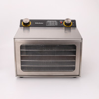Kleine 6 Trays Cassave Vlees Mango Fruit En Plantaardige Voedsel Drogen Kast Dehydrator Machine