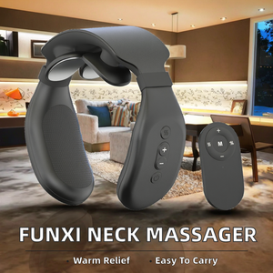 Smart <strong>Portable</strong> Electric <strong>TENS</strong> Timing Control Heating Massager with USB/Battery for Neck and Shoulders Cervical Spine Massage - Product Image 5