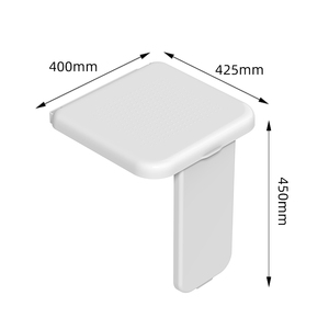 Modern Space-Saving Foldable Non-slip <strong>Shower</strong> <strong>Stool</strong> for Elderly Bathroom Use Hospital Grade <strong>Folding</strong> Seat Shoe-Changing Feature - Product Image 5