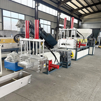 Machine d'extrusion et de granulation de plastique en deux étapes pour le recyclage des flocons de plastique durs PP PE HDPE LDPE