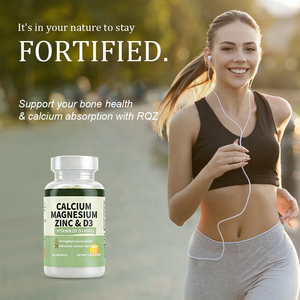 <span class=keywords><strong>Calcium</strong></span> Magnésium Zinc Vitamine D3 600UI Santé osseuse adulte Absorption du <span class=keywords><strong>calcium</strong></span> 60 capsules/flacon |   Vente en gros directe d'usine OEM - Product Image 5